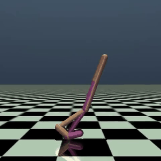 SAC agent on Walker2d-v5 after 1M steps